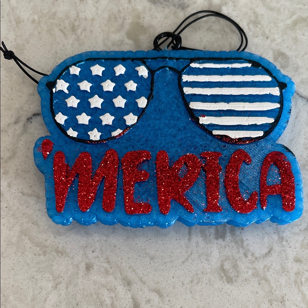 Merica car freshie